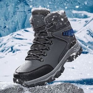 Botas de Nieve para Senderismo al Aire Libre de Talla Grande, Cómodas, Cálidas, Engrosadas, Impermeables, Antideslizantes, Duraderas, para Todas las Estaciones - Product Image 6