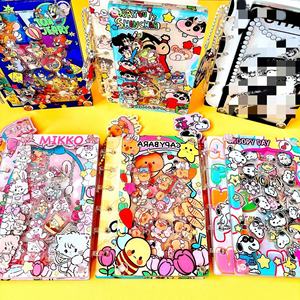 Carnet à feuilles mobiles en acrylique TK Popular Cartoon A7/A5, avec perles musicales DIY en acrylique de grande marque - Product Image 3