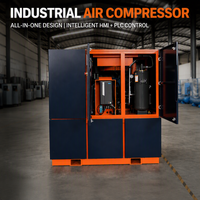 Compresseur d'air rotatif à vis stationnaire 11 kW 10 bars, écoénergétique avec sécheur d'air intégré pour usine de machines CNC