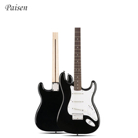 Paisen Guitare Électrique Économique en Tilleul 21 Touches Style Rock pour Solo Fabriquée en Chine