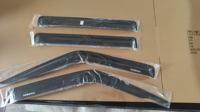 4 pièces Pare-soleil de fenêtre de voiture en plastique acrylique, déflecteur de vent, protection contre le soleil et la pluie pour Nissan NP300/D22 Largeur-10cm