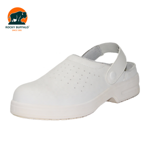<span class=keywords><strong>Scarpe</strong></span> <span class=keywords><strong>Antinfortunistiche</strong></span> Rocky Buffalo White SB con Punta in Acciaio, Traspiranti con Fori d'Aria, in Microfibra, Antiscivolo SR, per Infermieri, Chef, Ospedali e Lavoro - Product Image 3