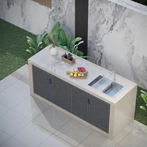 New Product Modern Luxury Gold Washbasin Outdoor Cabinet Basin Marble Wash Sink Stone Hand Wash Basin For Courtyard