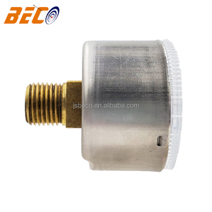 -60kpa-0 Manomètre à vide Cadran <span class=keywords><strong>de</strong></span> 40mm Taille 304 Boîtier en acier inoxydable 1/4 "R Montage central arrière avec tube Bourdon Haute précision - Product Image 4