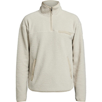 Veste décontractée pour homme en laine d'agneau à col montant, coupe ajustée, en polaire