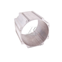 Boîtier de jonction CNC rond personnalisé Boîtier de dissipateur de chaleur Amplificateur Extrusion Boîtier en aluminium Fabrication de dissipateur de chaleur