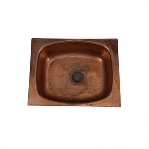 Évier de qualité supérieure, design classique, évier en cuivre de forme rectangulaire, taille personnalisée, évier très vendu - Product Image 1