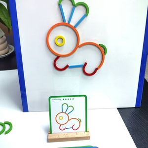 Sáng Tạo Gậy Nhẫn Câu Đố Phù Hợp Với Câu Đố Đồ Chơi Trẻ Mầm non Thông Minh Học Tập Giáo Dục Đồ Chơi Cho Động Cơ Kỹ Năng - Product Image 5