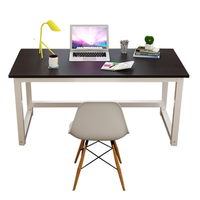 Bureau de travail modulaire en bois moderne de haute qualité en gros, poste de travail informatique, table d'étude, mobilier de bureau à domicile, directement de l'usine