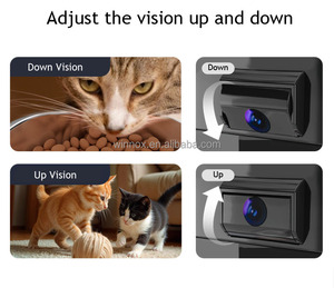 Meilleures ventes Distributeur automatique de nourriture pour animaux de compagnie avec caméra vidéo bidirectionnelle 5G Surveillance de la nourriture pour chats et chiens Distributeur intelligent de nourriture pour animaux de compagnie avec caméra réglable pour animaux de compagnie - Product Image 3
