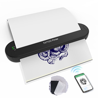 Imprimante thermique pour tatouages sans fil, portable, légère, transfert rapide, copieur de pochoirs de tatouage, papier de transfert