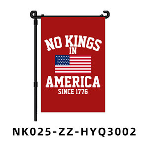 No King in American Garden Flag Custom-Made Rectangle for Independence Day Yard Decoration Props - Product Image 5
