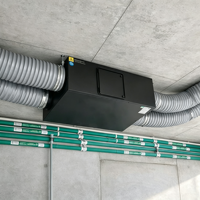 Système de ventilation ERV monté au plafond de 1000 m³/h, échangeur d'air frais à récupération de chaleur pour bâtiment commercial