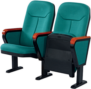 Logotipo personalizado de fábrica directa, Color, estilo moderno, tablero de <span class=keywords><strong>escritura</strong></span> de enclavamiento acolchado, silla de auditorio de púlpito de iglesia para uso escolar - Product Image 2