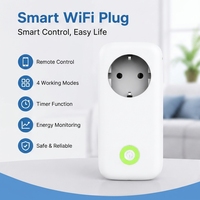 AIKEEPER Termostato Intelligente per Riscaldamento a Pavimento con Presa WiFi, Umidostato, Misuratore di Potenza, Timer, Risparmio Energetico e Sicurezza 110-230V