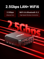 Brand New Firebat A6 Black AMD R7 7735HS CPU 16GB 512GB Desktop Computer Free Shipping Best Price Premium Quality Mini PC