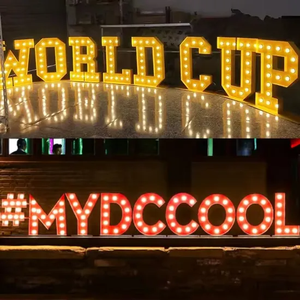 巨型电子 LED RGB 背光 AC 4 英尺 5 英尺发光灯牌 遥控器 IP65 防水 广告活动 婚礼公司 - Product Image 4