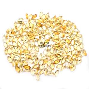 2x4mm naturel Citrine Marquise coupe pierres précieuses à facettes calibrées perles en vrac pour la fabrication de boucles d'oreilles Citrine pierre approvisionnement pour Alibaba - Product Image 4