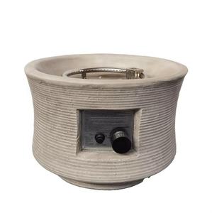 Diamètre 50cm. Foyer rond à gaz MgO et métal 40000 BTU Propane Bol à feu écologique pour décoration de jardin - Product Image 3