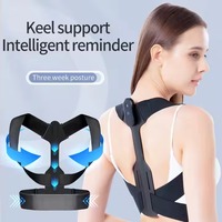 Aofit sabuk elektronik pelurus punggung, korektor postur pintar Sensor getaran cerdas
