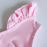 Justaucorps de ballet pour filles en coton et élasthanne à manches courtes, tutu, costume de danse pour enfants, tout-petits, utilisation sur scène