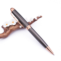 Stylo à bille en métal de luxe de haute qualité pistolet noir et argent chromé stylos OEM/ODM de conception de marque personnalisables pour les promotions de marque