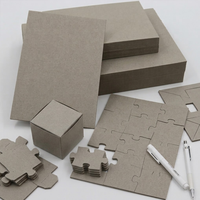 1mm 1.5mm 2mm 2.5mm 3mm Papan Abu-abu Laminasi Chipboard Lembaran Karton Kaku OEM Kustom untuk Album Notebook Hardcover