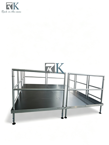 Aluminum Stage Custom Portable Stage <b>Platform</b> Deck Anti-Slip Surface Aluminum Stage for Events Standard Sizes Truss Displays - Product Image 1