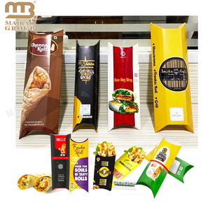 Shawarma Box Food,Take Away Food Container Sushi <span class=keywords><strong>Candy</strong></span> <span class=keywords><strong>Cake</strong></span> Pack, Christmas Cookie Buns Snack Postre Pastelería Caja de embalaje de regalo - Product Image 6