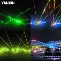 Projecteur laser extérieur haute puissance 30W, IP65, RGB, effet logo 3D animé, programmable, ILDA, spectacle paysager