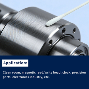 Hisopos de algodón personalizados OEM con punta afilada en espiral, de doble cara, para precisión en PCB de semiconductores - Product Image 5