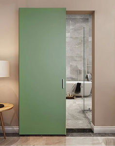 ระบบประตูบานเลื่อนแบบซ่อน รุ่นใหม่ ขายดี ผลิตจากอะลูมิเนียมอัลลอย ป้องกันสนิม เสียงเบา ชุดอุปกรณ์ฮาร์ดแวร์ ชุดประตูไร้ราง - Product Image 6