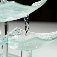 Fontaine d'eau de table de bureau de salon moderne semi-manuel créatif pour décoration intérieure