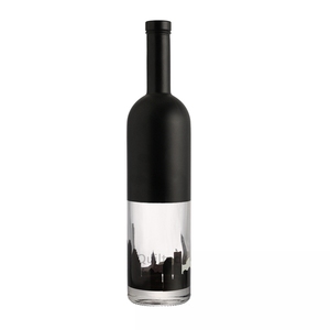 Bottiglia in Vetro Trasparente Opaco Nero da 750ml per <span class=keywords><strong>Whisky</strong></span>, Tequila e Vodka, Produttore in Vendita - Product Image 3