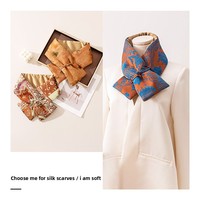 Nouvelle écharpe longue élégante en soie 100% de style chinois musulman Xiangyunsha, châle chaud pour l'automne/hiver, cadeau haut de gamme