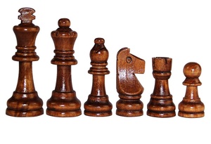 3.1inch King Figures Wooden <strong>Chess</strong> Pieces Tournament Staunton Wood Chessmen for Children's <strong>Chess</strong> Board <strong>Clocks</strong> Boxes - Product Image 2