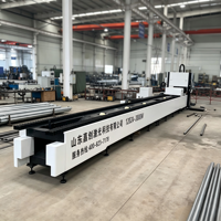 Découpeuse laser à fibre CNC pour tubes métalliques de 8 mm à 350 mm, machine de découpe laser pour tubes carrés et circulaires en acier, fer et aluminium
