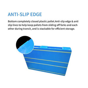 Paleta Europea Reforzada <span class=keywords><strong>de</strong></span> Alta Resistencia, Rotación sin Problemas, Capacidad Dinámica <span class=keywords><strong>de</strong></span> 1.0t, Capacidad Estática <span class=keywords><strong>de</strong></span> 6T, Entrada <span class=keywords><strong>de</strong></span> 4 Vías, Plástico Reforzado <span class=keywords><strong>con</strong></span> Acero <span class=keywords><strong>de</strong></span> una Sola Cara - Product Image 3