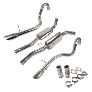 ท่อไอเสียคู่แบบมันวาวสำหรับ94-98มัสแตง V8 <span class=keywords><strong>4.6</strong></span> 5.0L 2.25 "Downpipe - Product Image 5