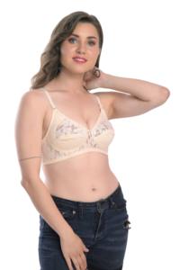 Sujetador elástico de nailon, sujetador de red suave, sujetador de copa completa, sujetador de cobertura completa para mujer, sujetador con tirantes ajustables, venta al por mayor, sujetador sin relleno - Product Image 3
