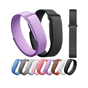 Correa de <span class=keywords><strong>reloj</strong></span> de nailon ajustable de diseño para Google <span class=keywords><strong>Fitbit</strong></span> Air Bands, correa de repuesto deportiva con cierre de gancho y bucle para <span class=keywords><strong>reloj</strong></span> inteligente. - Product Image 6