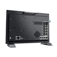 Nouveau moniteur de diffusion studio 13,3 pouces 8K 4K 12G SDI IPS à fibre optique avec haut-parleur intégré, compatible batterie V-lock pour affichage quadruple