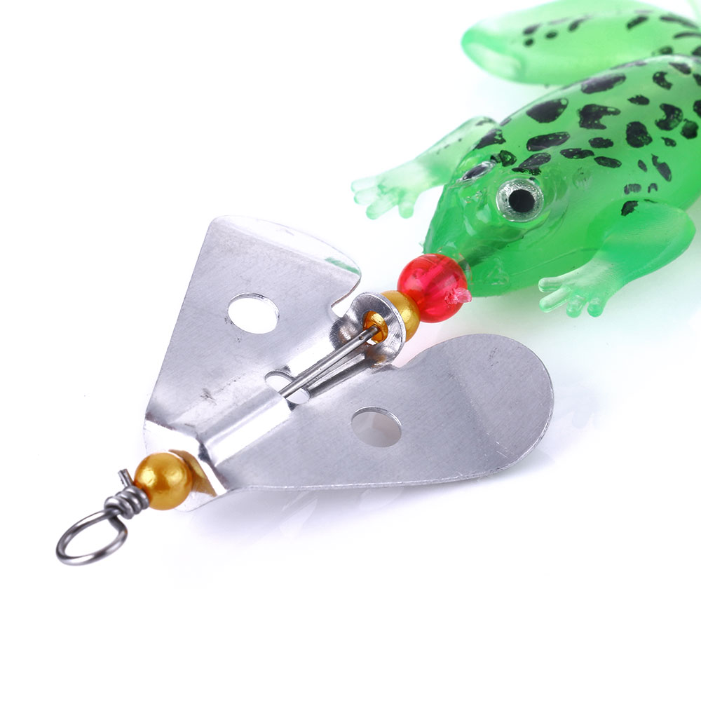 Lot De 4 Leurres Grenouilles Souples 6cm/5.2g Pour Pêche Au Crankbait