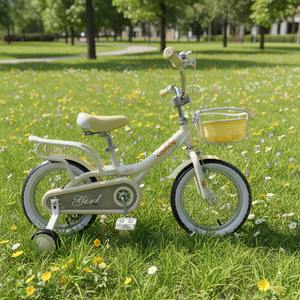 Vélo pour enfants unisexe à cadre rigide, fourche avant monobloc, double frein, fonctionnalité de sécurité - Product Image 3