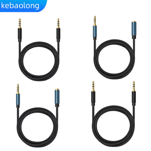 Aangepaste Geluidskaart Live Begeleiding Stereo Driepolige Quadrupole Vergulde 3.5Mm Mannelijke Naar Vrouwelijke Audiokabel - Product Image 1