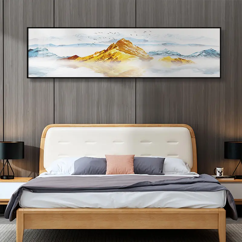 مخصص الصورة مؤطرة الرقمية طباعة اللوحة اللوحة على قماش الجبلية طلاء جدران لغرفة المعيشة الديكور