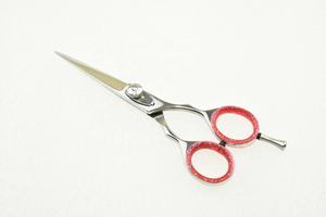 Ciseaux de coiffure professionnels en acier inoxydable bord de rasoir lame droite cisailles de coupe de cheveux avec utilisation de salon de coiffure à pointe pointue - Product Image 2