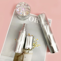 Envase Cosmético de Diseño de Lujo, Botella para el Cuidado de la Piel con Tapa, Tarro Cosmético de 50g, Botella de Plástico Personalizada de 30ml, 50ml, 100ml