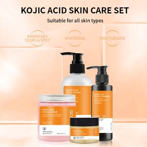 Set de Cuidado de la Piel Blanqueador Aprobado por la BPOM, Vegano, Sin Logotipo, Halal, Set de Cuidado de la Piel con Cristales para Piel Oscura - Product Image 2