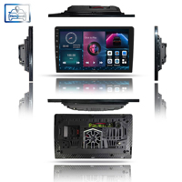 Autoradio Android universel 10 pouces avec prise en charge FM, Carplay, Android Auto, commande au volant, Bluetooth, WiFi, caméra de recul, USB